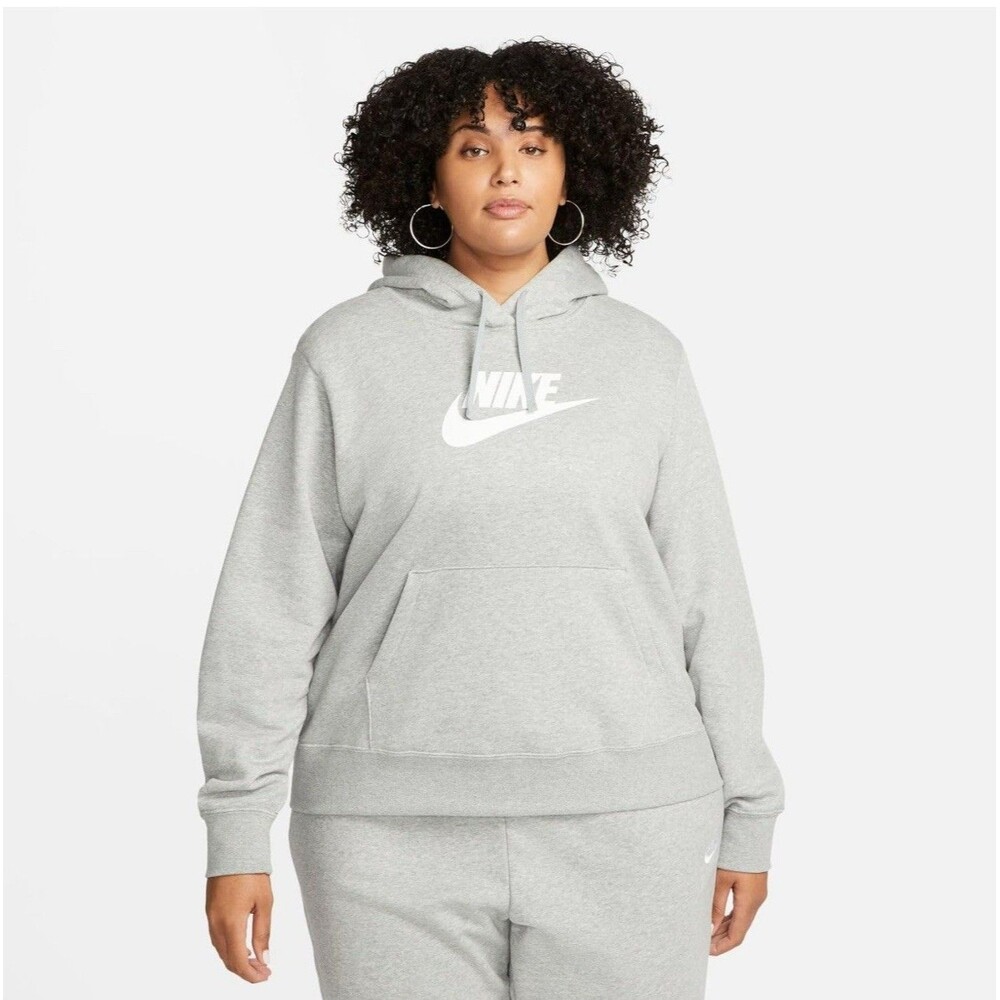 Nike Women's Sportwear Club Fleece Sweatshirt DV5091-063 Plus Size 3X NWT $70
